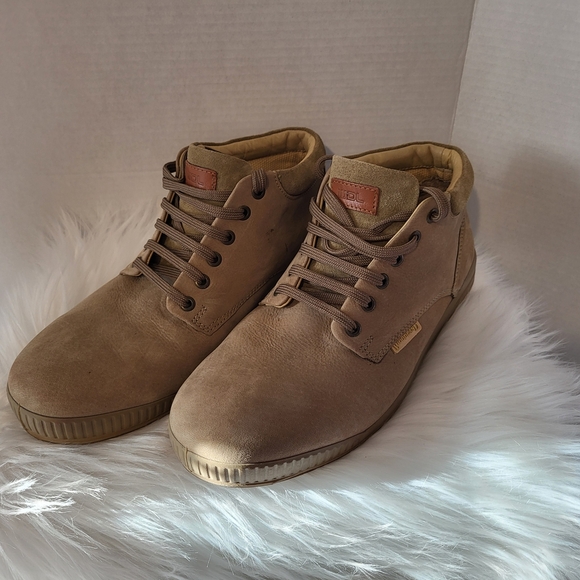 Woodland Tan High-Top Sneakers, Size 44 (12 Inches ) - Picture 3 of 8